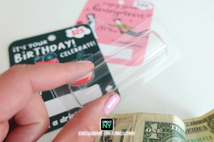 Money-Card-Holder-Clear-Plastic-Dome-Lip-Balm-Pouches-with-Adhesive