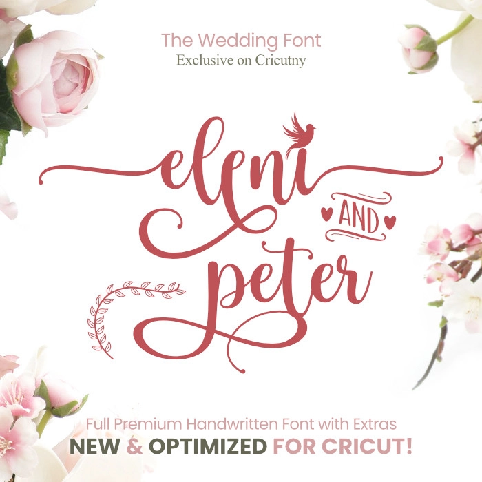 Wedding calligraphy fonts