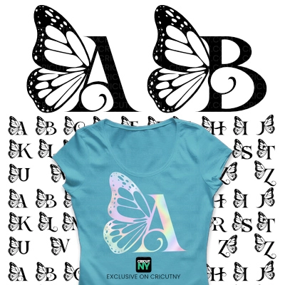 butterfly monograms
