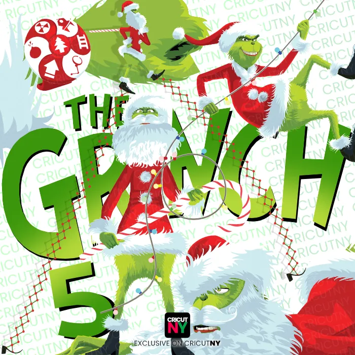 christmas grinch character svg