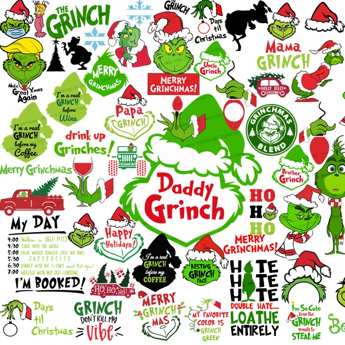 Grinch Stay Merry And Bright SVG, Grinch Christmas Stanley Cup SVG