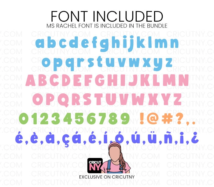 free ms rachel font download for cricut design space.