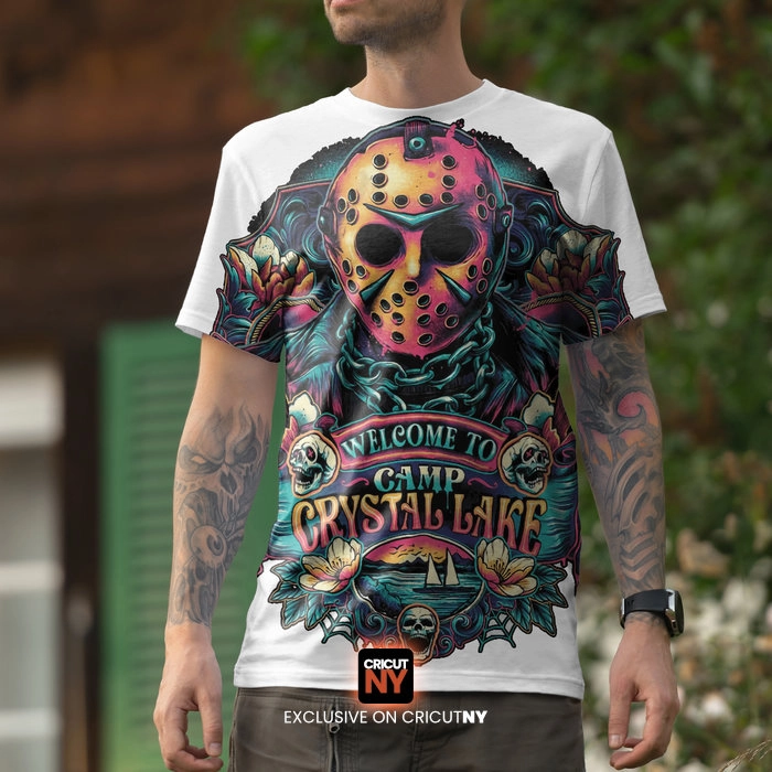 printable halloween crafts. welcome to camp crystal lake shirt.