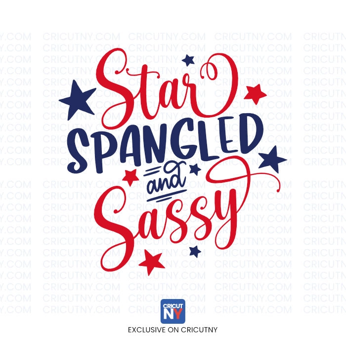 Star Spangled and Sassy svg