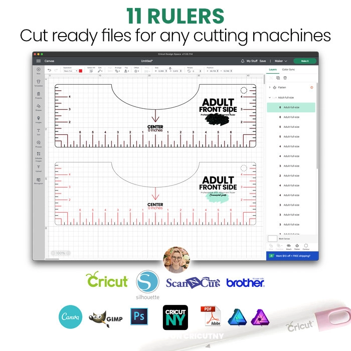 Excited to share the latest addition to my # shop: Printable T-shirt  Alignment Tool, T-shirt Ruler …