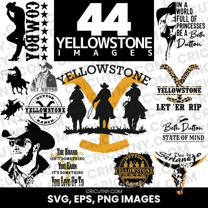 yellowstone svg file free